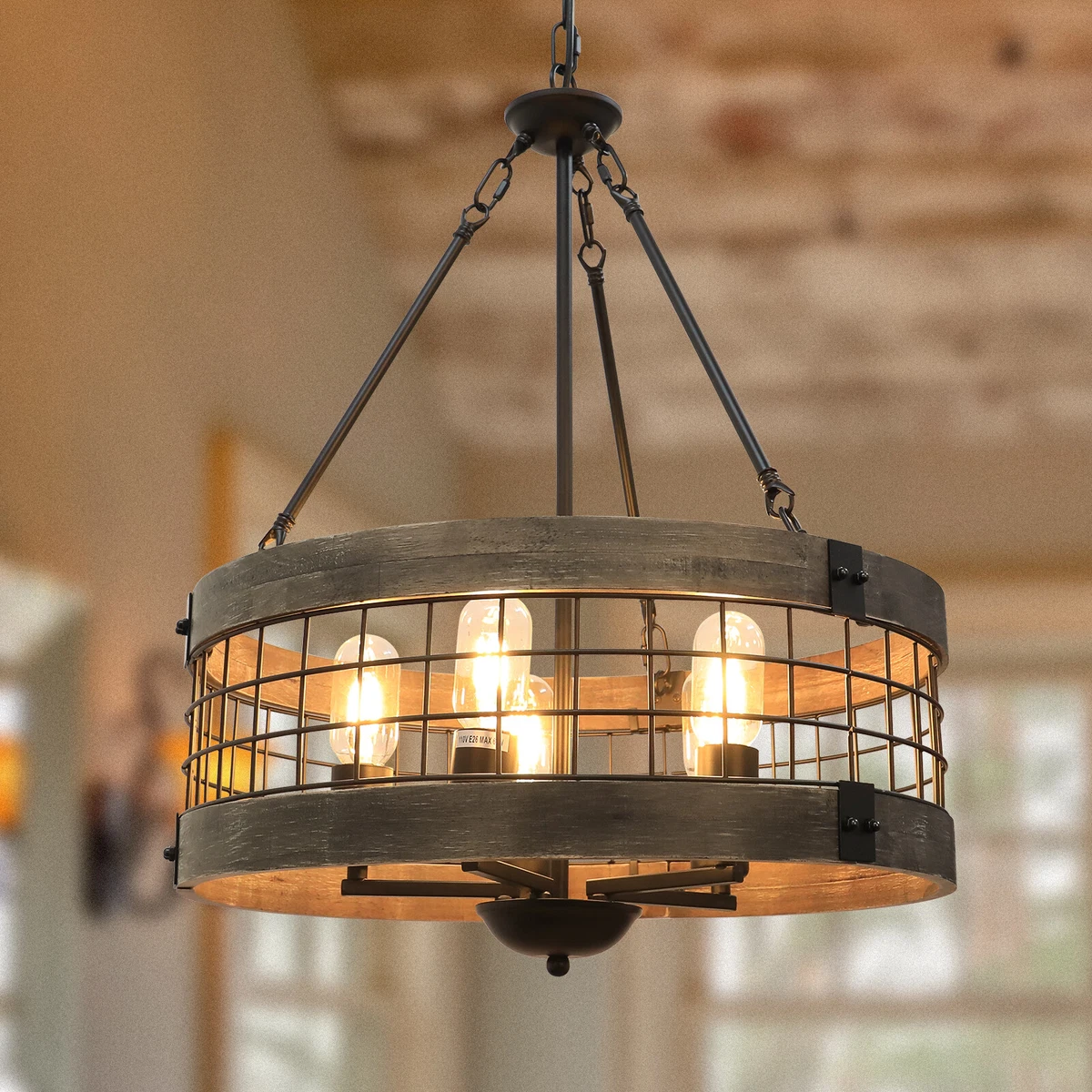 Chandelier farmhouse style deals