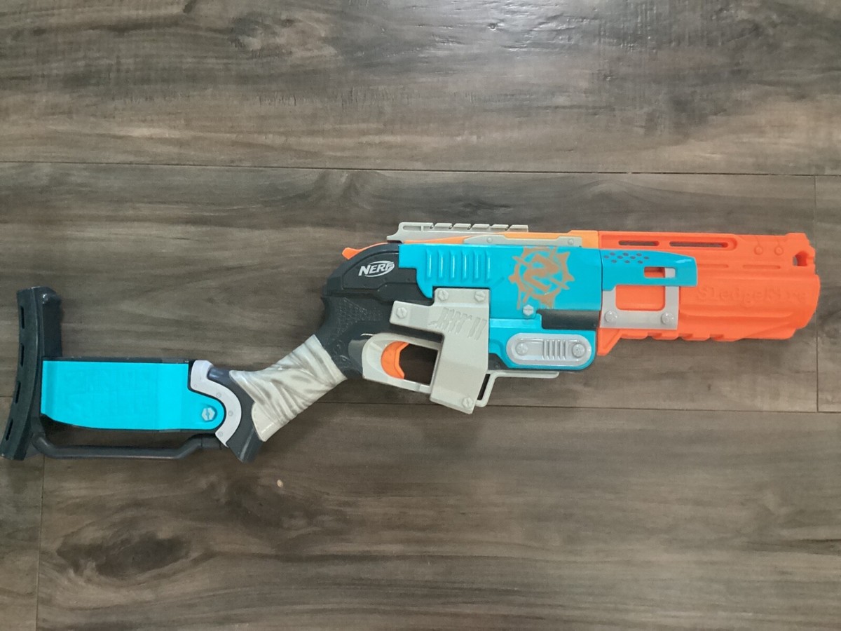 NERF Zombie Strike Sledgefire Blaster for sale online | eBay