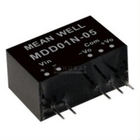 Meanwell MDD01N-09, Dc Dc-Wandler, 24:9V 56Ma 1W