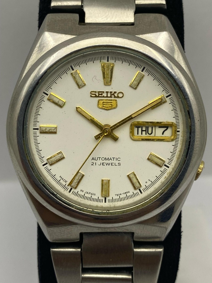 Seiko 5 21 Jewels Automatic 7S26-02S0 Vintage Watch Japan | eBay