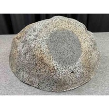 Stereostone River Rock Stealth 125w Outdoor Rock Speaker In Grey Granite
