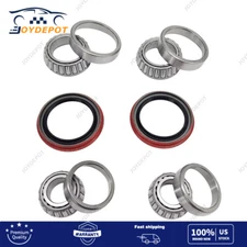 Front Wheel Bearing Race Seal Kit 6 PCS Set for 97-03 Ford F-150 Expedition RWD