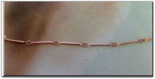 Ladies Solid Copper Link Bracelet 650G -1/16 inch wide - 6 1/2 to 9 inch lengths