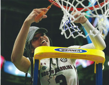 DESTANNI HENDERSON Signed 8 x 10 Photo WNBA Basketball SOUTH CAROLINA Dream