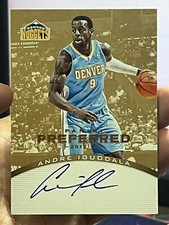 Andre Iguodala 2012-13 Panini Preferred Gold Autograph #105 01/10 First Print