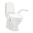 My-Loo Raised Toilet Seat, Fixed with Armrests Toilet Riser Toilet Attachment