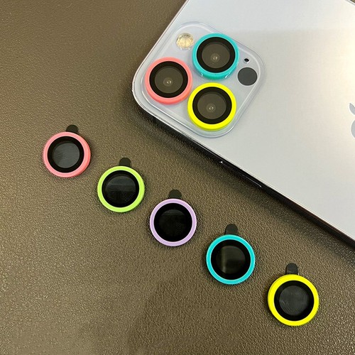 for iPhone 14 13 12 11 Pro Max Luminous Lens Protector Ceramic Camera Glass Ring - 第 18/18 張圖片