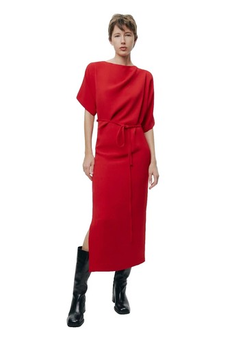 club l london milani Red backless cowl neck fishtail maxi dress red Sz Us6  | eBay