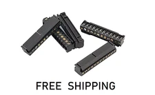 (5x) 12 Pole - 15A 300V - 12-22 AWG - Numbered Pluggable Terminal Blocks - 5mm