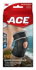 ACE Adjustable Compression Knee Support Breathable Neoprene One Size Fits Most