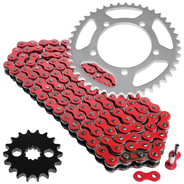 Red Drive Chain And Sprocket Kit for Suzuki GSXR1300R Hayabusa 1300