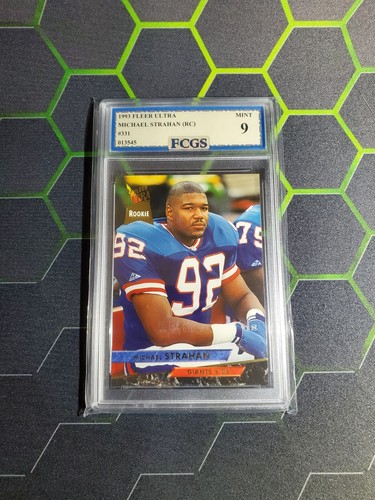 Michael Strahan #331 [Rookie] 1993 Ultra - Graded 9 [FCGS]