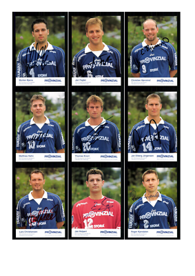 Lasse Motzkus Boesen Autogrammkarte SG Flensburg Handewitt 2010-11 Orig+A 164491