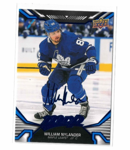 William Nylander 2022-23 Upper Deck MVP Hockey #34 Maple Leafs Blue Script