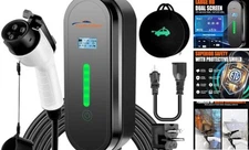 EV Charger Level 1 and Level 2 16 Amp Electric Vehicle Charging Station 