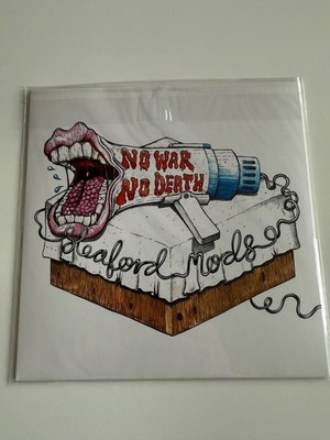 SLEAFORD MODS 7'' - MEGATON - BLUE VINYL - NEU