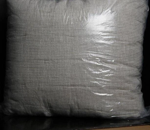 Edredón Waffle Pottery Barn Europeo Lino Lino, King/Cal.King y 2 fundas King Nuevo Foto 3 de 4