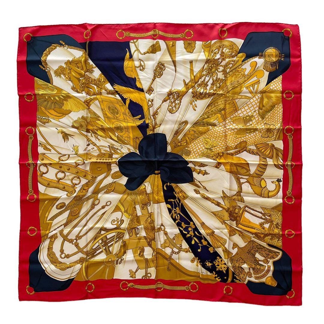 HERMES Carre 90 Large Scarf Silk 100