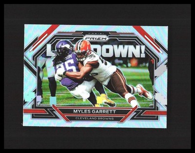 2022 Myles Garrett Panini Prizm Lockdown Silver Prizm #L-3 Cleveland Browns