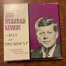 8mm Film JFK 1960s John F Kennedy Castle Films US History President Boxed