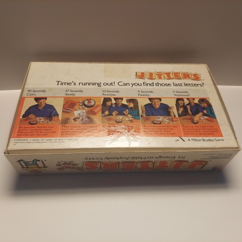 Jitters Word Game, 1986 Milton Bradley, 100% COMPLETE, Timer Works, FAST SHIP - Picture 8 of 10