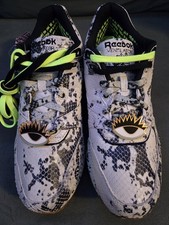 Reebok Ventilator Hexalite Snake Print Eye Theme Sneakers White Black Neon