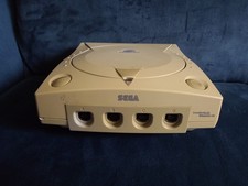 sega Dreamcast CONSOLE ONLY tested and working yellowed NOTHING ELSE JUST CONSOL