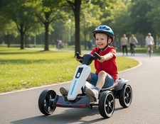 WITIT Auto Automobile elettrica per Bambini Rossa o Bianca F1-2025 12V 4,5 AH
