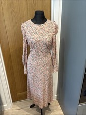 ❤️‍🩹Nobody’s Child Pink Floral Midi Dress Size 12❤️‍🩹