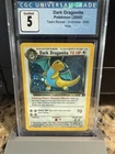 CGC 5 Dark Dragonite Team Rocket 22/82 Rare Regular Unlimited English 2000