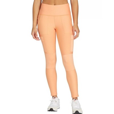 Alpine Design Women's Selina High Rise Tights  Bright Orange - Size XS - K1