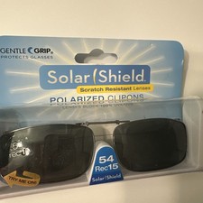 Foster Grant Solar Shield Clip on Sunglasses 54 Rec 15