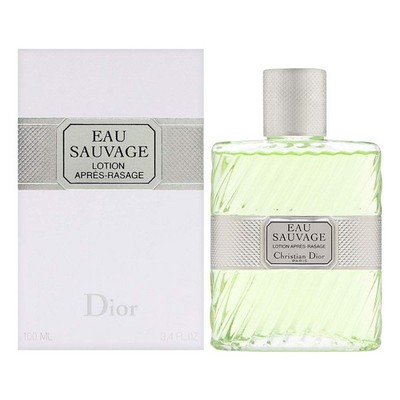 Christian Dior Beruhigende Herren Gesichtsrasur 100ml Eau Sauvage Lotion Flasche