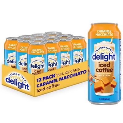 International Delight Iced Coffee, Caramel Macchiato, 15 Fl Oz (Pack of 12)