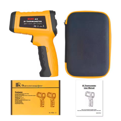 BSIDE H3 Infrared Thermometer Gun -50°C to 1400°C Laser Temperature Meter