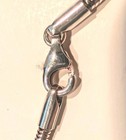Vintage Sterling Silver OMEGA Necklace Round Chain 18" Length  — photo 3