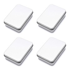 Small Tin Boxes Small Elegant Tin Rectangular Jewelry Coin Container