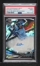 2022 Bowman's Best of Blue Refractor 24/150 Estanli Castillo PSA 9 MINT Auto 0c6
