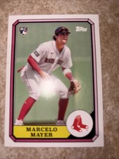2025 Topps Archives Boardwalk and Baseball Marcelo Mayer RC - Red Sox 87BB-mint