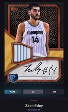 2026 Topps NBA Reverance Bronze Autograph Relic - ZACH EDEY - DIGITAL CARD
