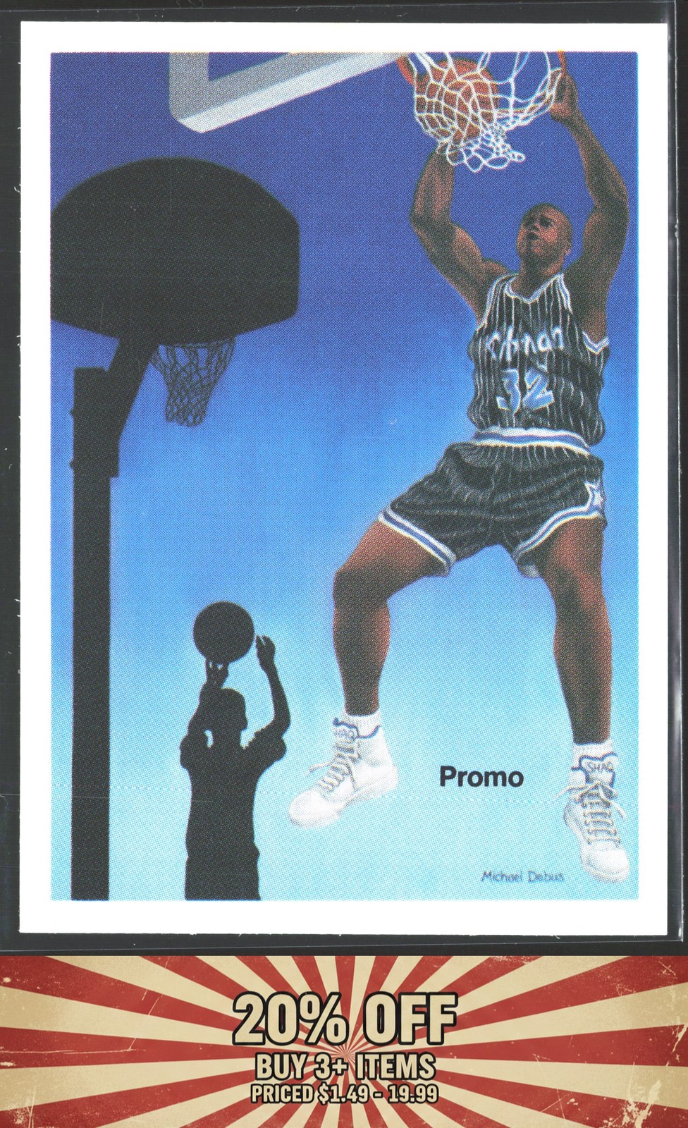 1993 Michael Debus Art Promo (unlicensed) #1 Shaquille O'Neal Orlando Magic
