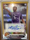 Topps 2023-24 Chrome De'Aaron Fox Autograph Gold Refractor /50 #CG-DF