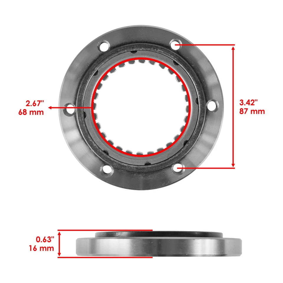 Embrague de arranque unidireccional y junta para Arctic Cat Alterra 550 XT EPS 2016 Foto 2 de 4