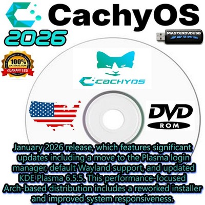 Chachy OS 2026   Bootable DVD   Modern, Customizable, Powerful Gaming OS