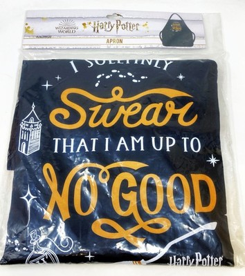 Wizarding World Harry Potter I Solemnly Swear That I Am Up To No Good Apron NEW