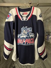 Ben Harpur 2024-25 Hartford Wolfpack AHL Game Worn Used Jersey Enforcer Rangers