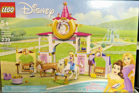 LEGO DISNEY PRINCESS LOT OF 2 #41054 RAPUNZEL'S TOWER & #43195 BELLE & RAPUNZEL