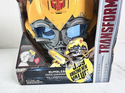Hasbro Transformers The Last Knight Bumblebee Voice Changer Mask New - Picture 4 of 15