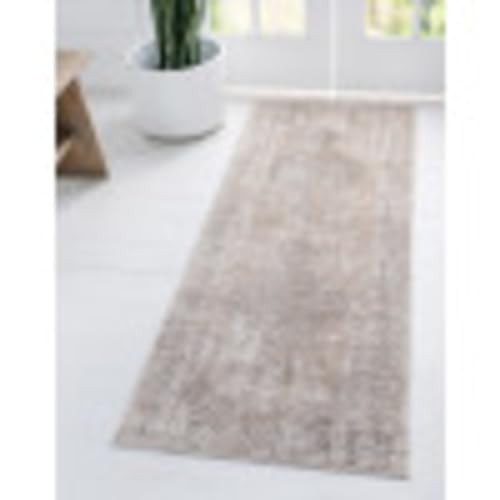 Portland Collection Area Rug - Woodburn (2' 2" x 6' 1" Runner, Ivory/ Beige) - Picture 3 of 11