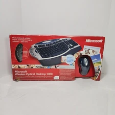 MICROSOFT Wireless Optical Desktop 5000 Keyboard + Wireless Mouse + Software NOS
